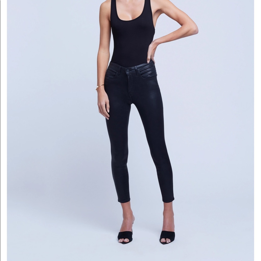 L’Agence Margot coated black jean